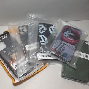 Lot of 5 iPhone 14 Phone Cases NEW Various‎ Styles/Colors
